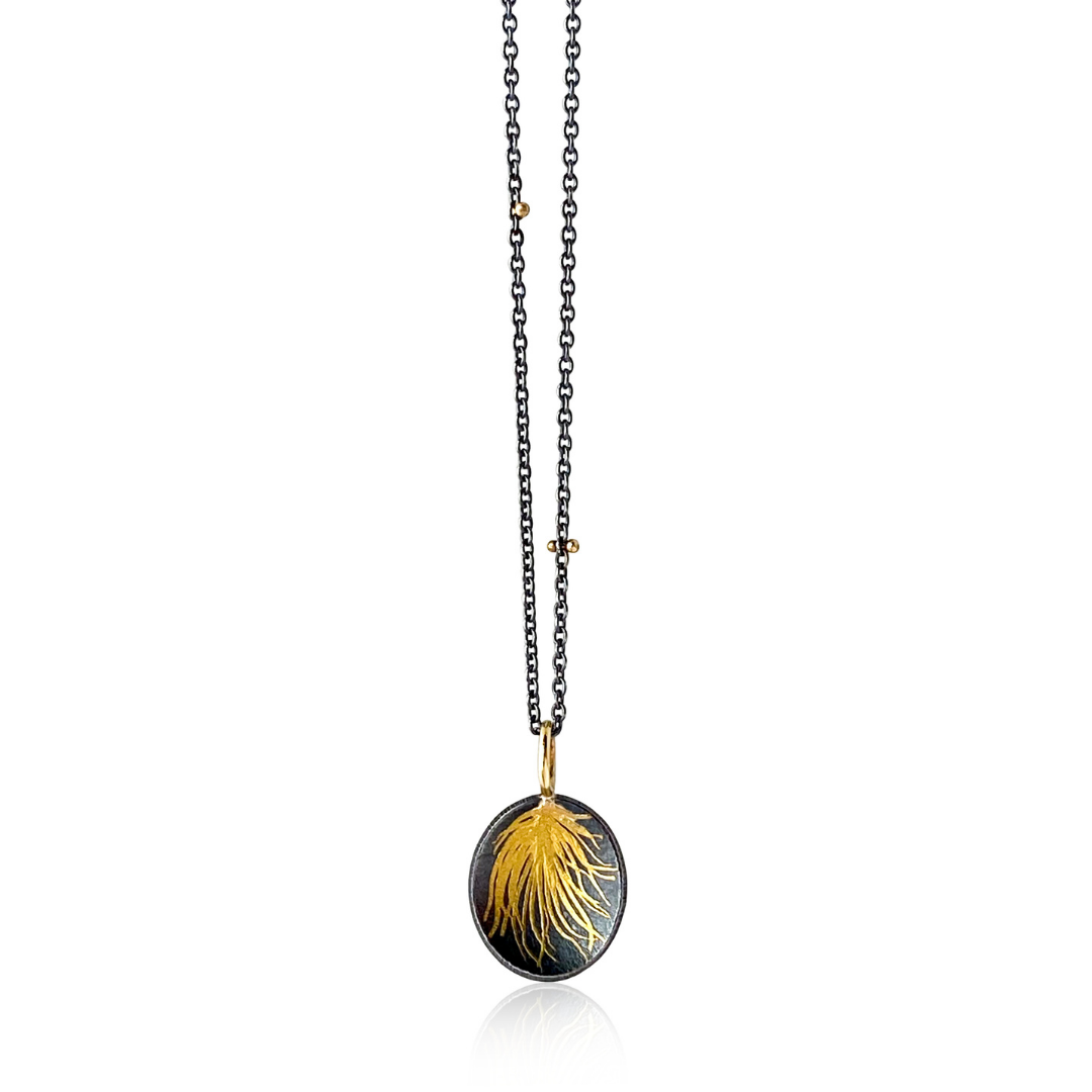 N°294 Little Feather Necklace – Edna Madera Studios