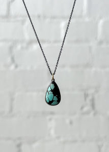 Ø70 Gem Necklace (Turquoise)