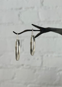 Tranquil Silver Hoops