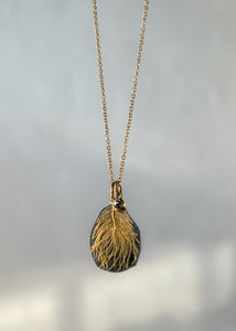 N° 264.05 Diamond Feather Drop Necklace