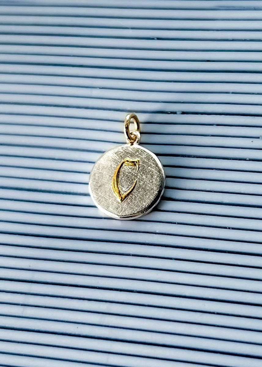 N° 344 Stone Washed Medallion - Lowercase 7/16 Inch – Edna Madera Studio