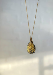 N° 264.05 Diamond Feather Drop Necklace